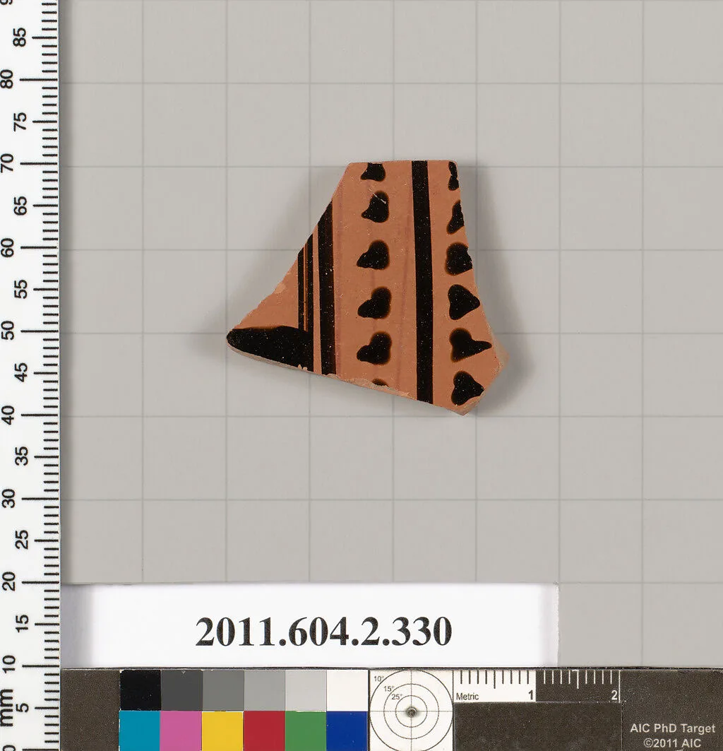 Terracotta fragment of a column-krater (bowl for mixing wine and water) — Unknown