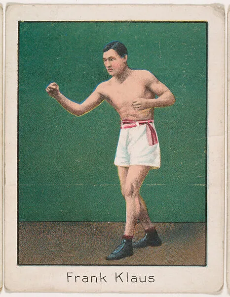 Frank Klaus, from the Champion Athlete and Prize Fighter series (T220), issued by Mecca and Tolstoi Cigarettes — Mecca Cigarettes|Tolstoi Cigarettes