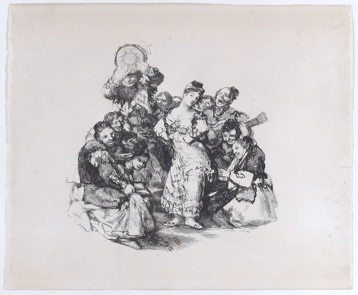 The Andalusian dance (El Vito) — Goya (Francisco de Goya y Lucientes)