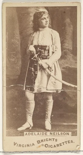 Adelaide Neilson, from the Actors and Actresses series (N45, Type 1) for Virginia Brights Cigarettes