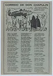 Ballad (corrido) of Mr Grasshopper (a corrupt middleman) who exploits starving workers; he is being carried aloft by peasants — Taller de Gráfica Popular|Leopoldo Méndez