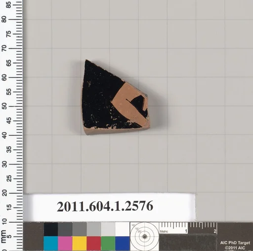 Terracotta fragment of a kylix (drinking cup)