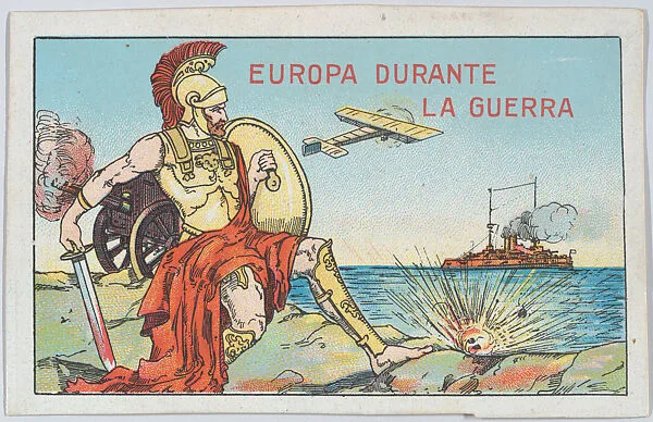 Title card, from 'Europe During the War' — Anonymous, 20th century