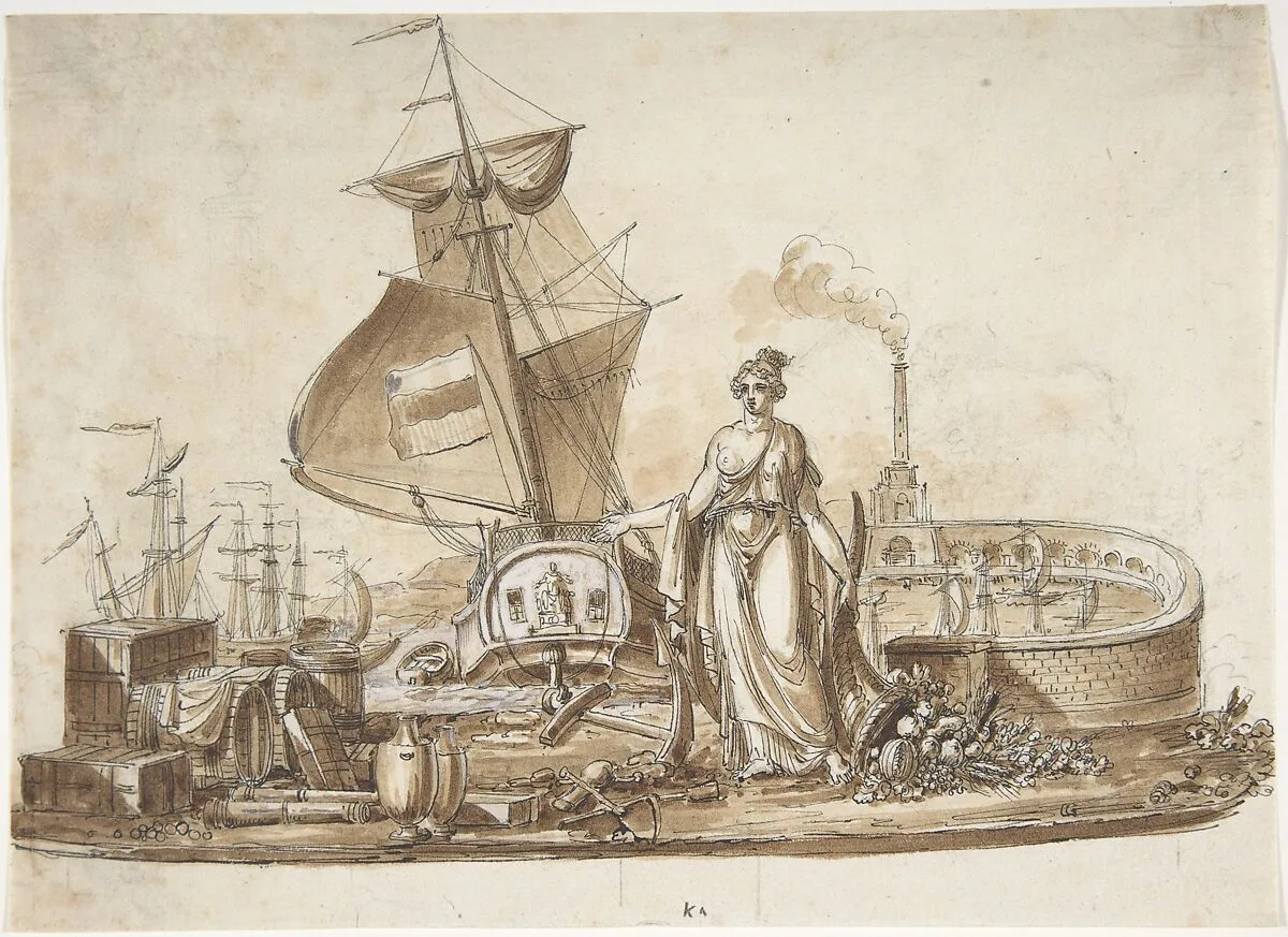 Allegory of Shipping — Charles Percier