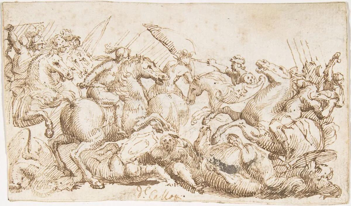Cavalry Engagement — Francesco Allegrini