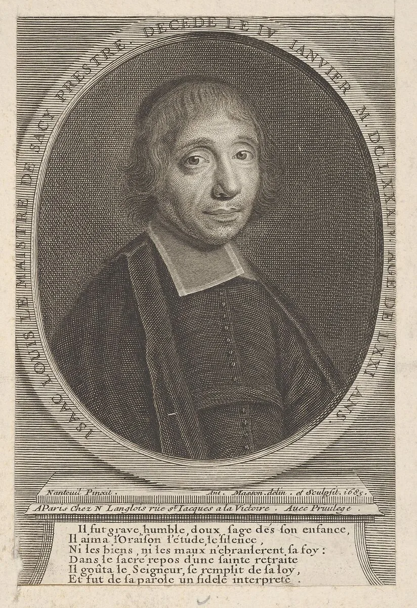 Louis-Isaac Lemaistre de Sacy — Robert Nanteuil|Antoine Masson|Nicolas Langlois