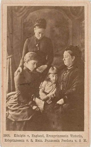 Königin v. England, Kronprinzessin Victoria, Erbprinzessin v. S. Mein, Prinzessin Feodora v. S. M.