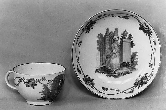 Cup and saucer — Ludwigsburg Porcelain Manufactory