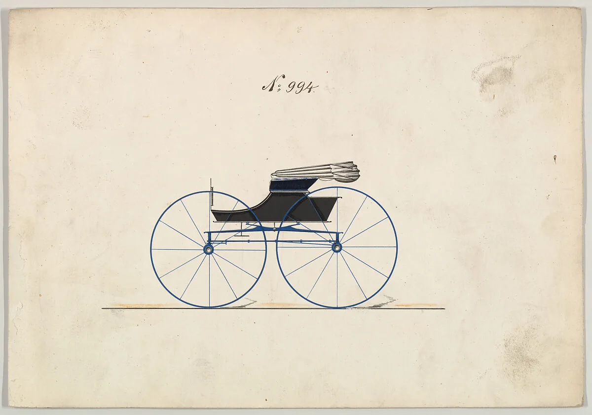 Design for Wagon, no. 994 — Brewster & Co.