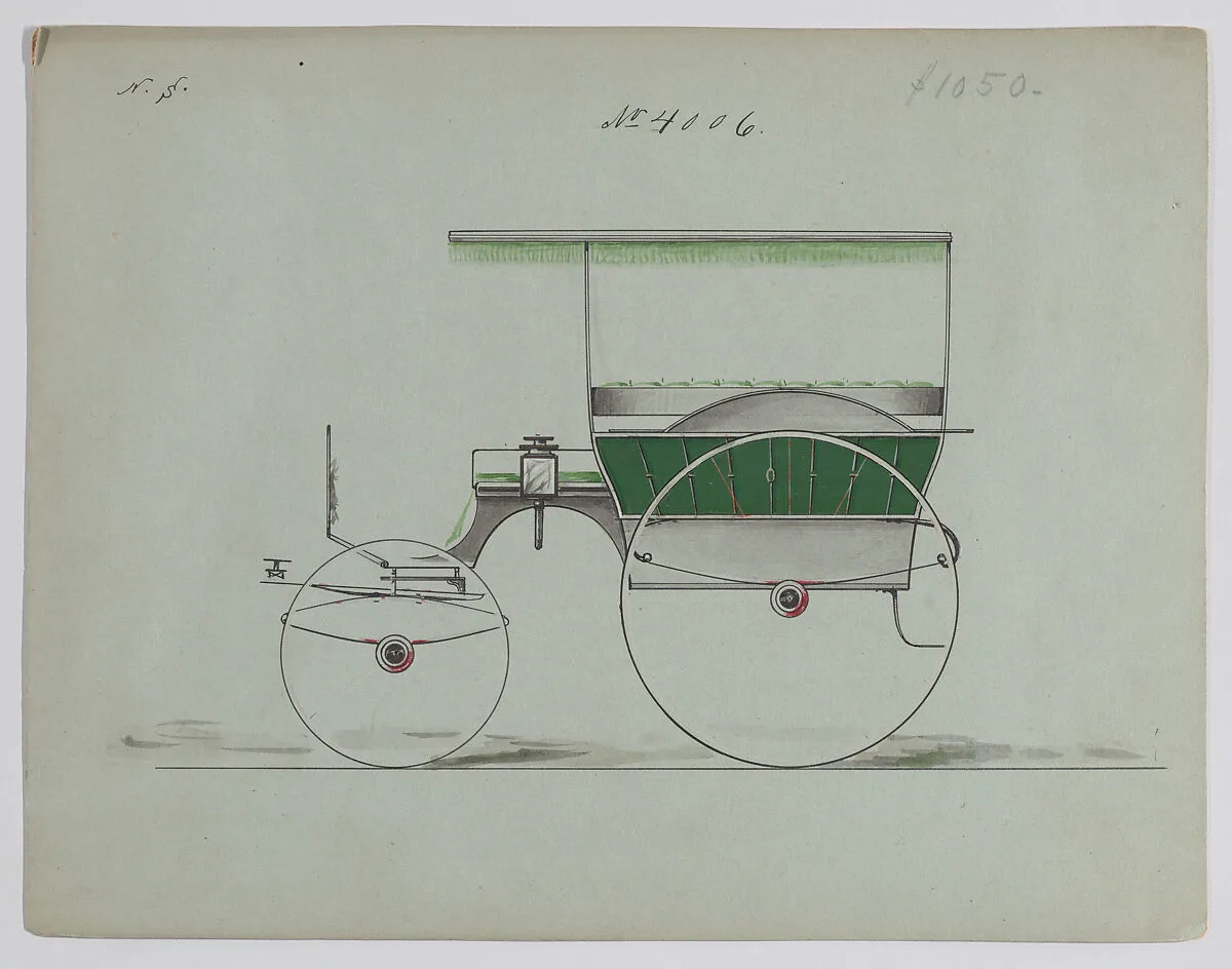 Design for Omnibus or Wagonette, no. 4006 — Brewster & Co.|Herman Stahmer