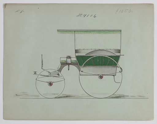 Design for Omnibus or Wagonette, no. 4006