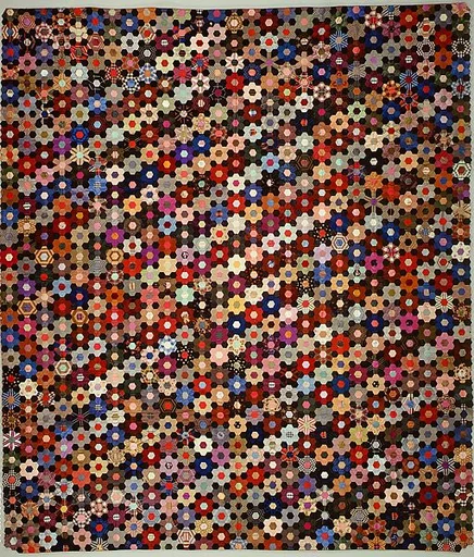 Quilt, Hexagon or mosaic pattern