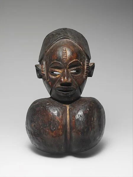Mask: Female with Goiter — Unknown