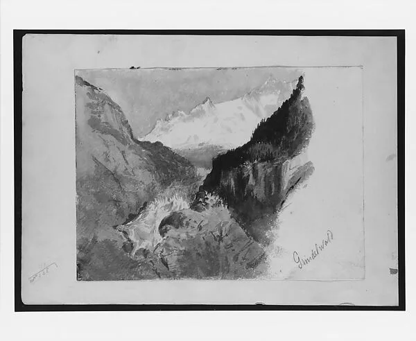 Grindelwald (from "Splendid Mountain Watercolours" Sketchbook) — John Singer Sargent