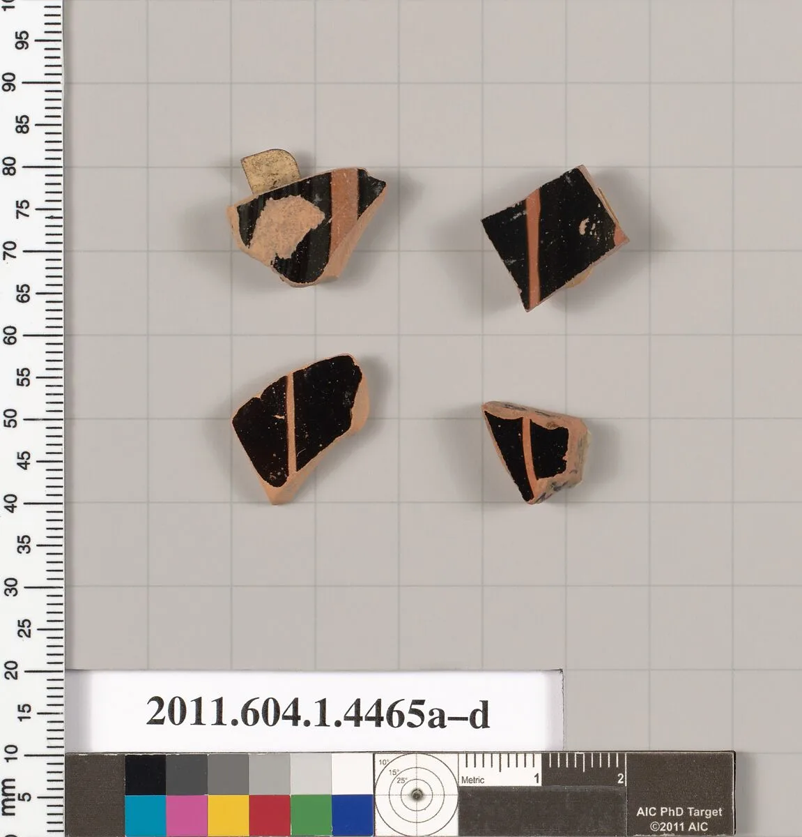 Terracotta fragments of kylikes (drinking cups) — Unknown