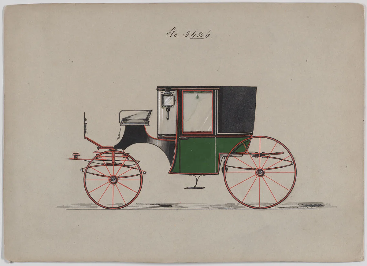 Design for Coupé, no. 3625 — Brewster & Co.