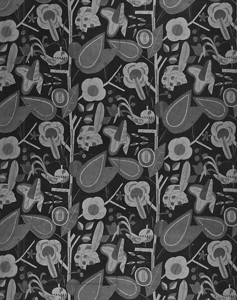 Textile fragment — Deutsche Werkstätten|Josef Hillerbrand