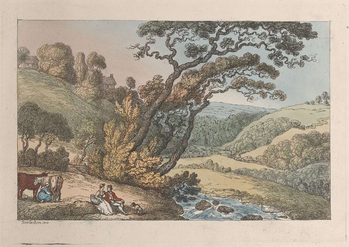 A Cornish View — Thomas Rowlandson