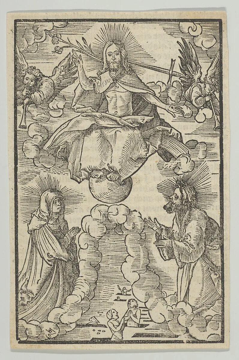 The Last Judgment, from Hymmelwagen auff dem, wer wol lebt... — Hans Schäufelein|Hans von Leonrodt|Silvan Otmar