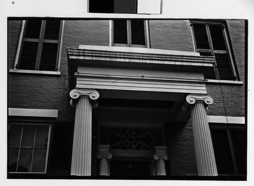[Three 35mm Film Frames: Greek Revival Architecture, Hudson, New York]