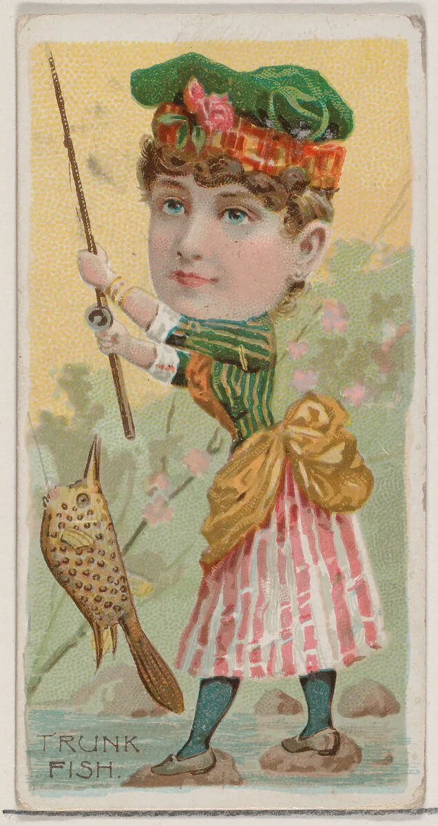 Trunk Fish, from the series Fishers and Fish (N74) for Duke brand cigarettes — W. Duke, Sons & Co.|Knapp & Company