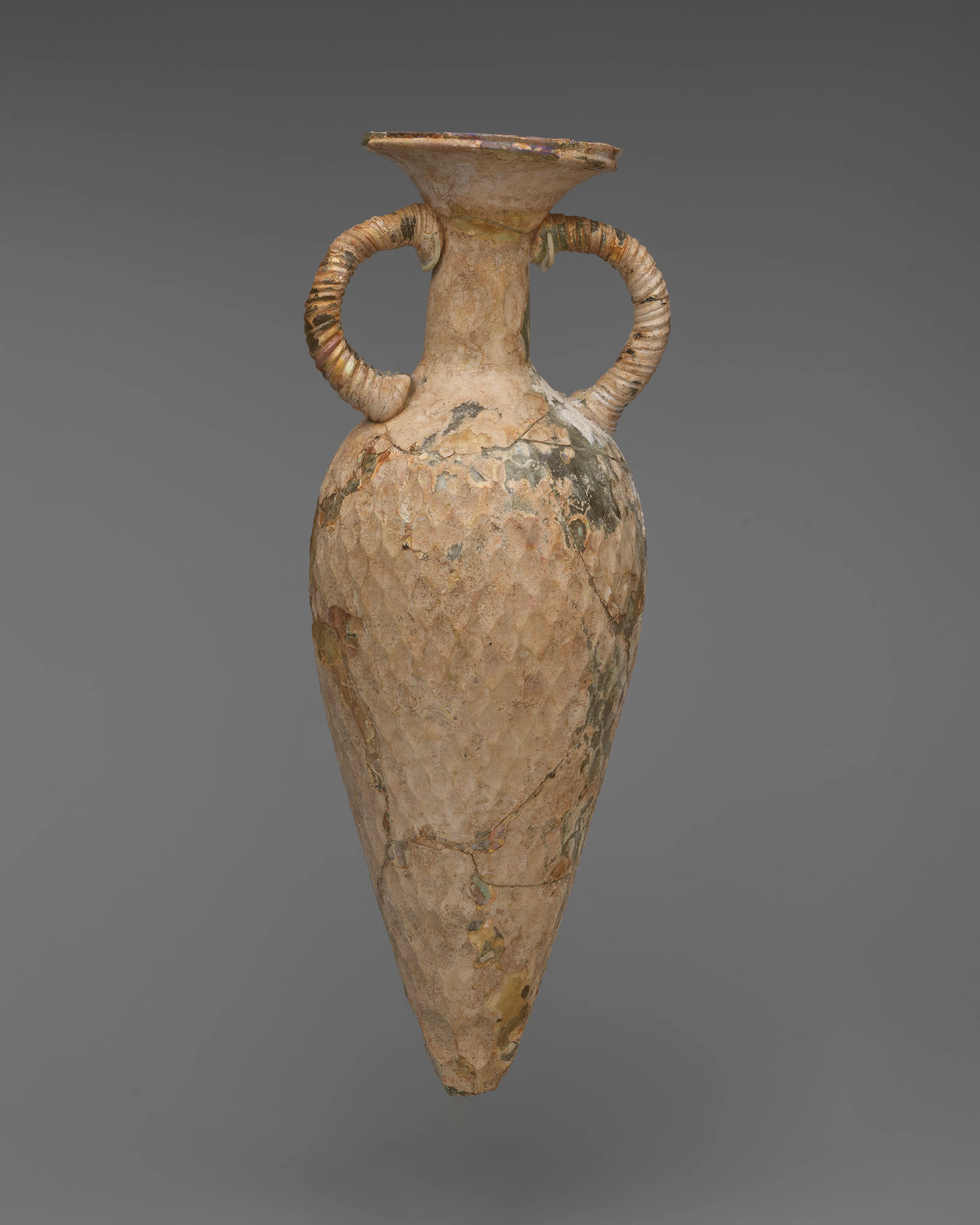 Two-handled vessel with a pierced base — Unknown