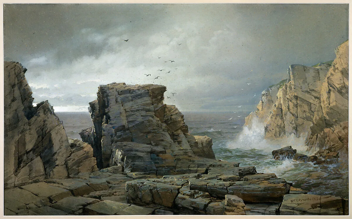 A Rocky Coast — William Trost Richards
