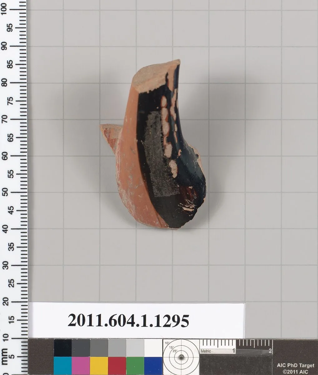 Terracotta fragment of a kylix (drinking cup) — Unknown
