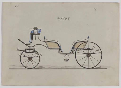 Design for 6 seat Phaeton, no. 3948