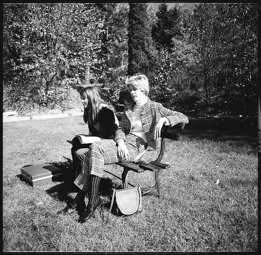 [89 Portraits and Snapshots: Carrol Cooney and Bocce Tournament Spectators, Turtle at Old Lyme Country Club, Old Lyme, Connecticut]