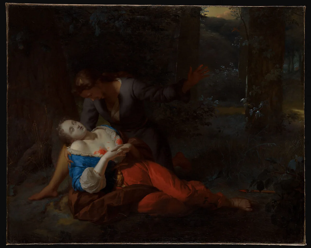 Cephalus and Procris — Godfried Schalcken