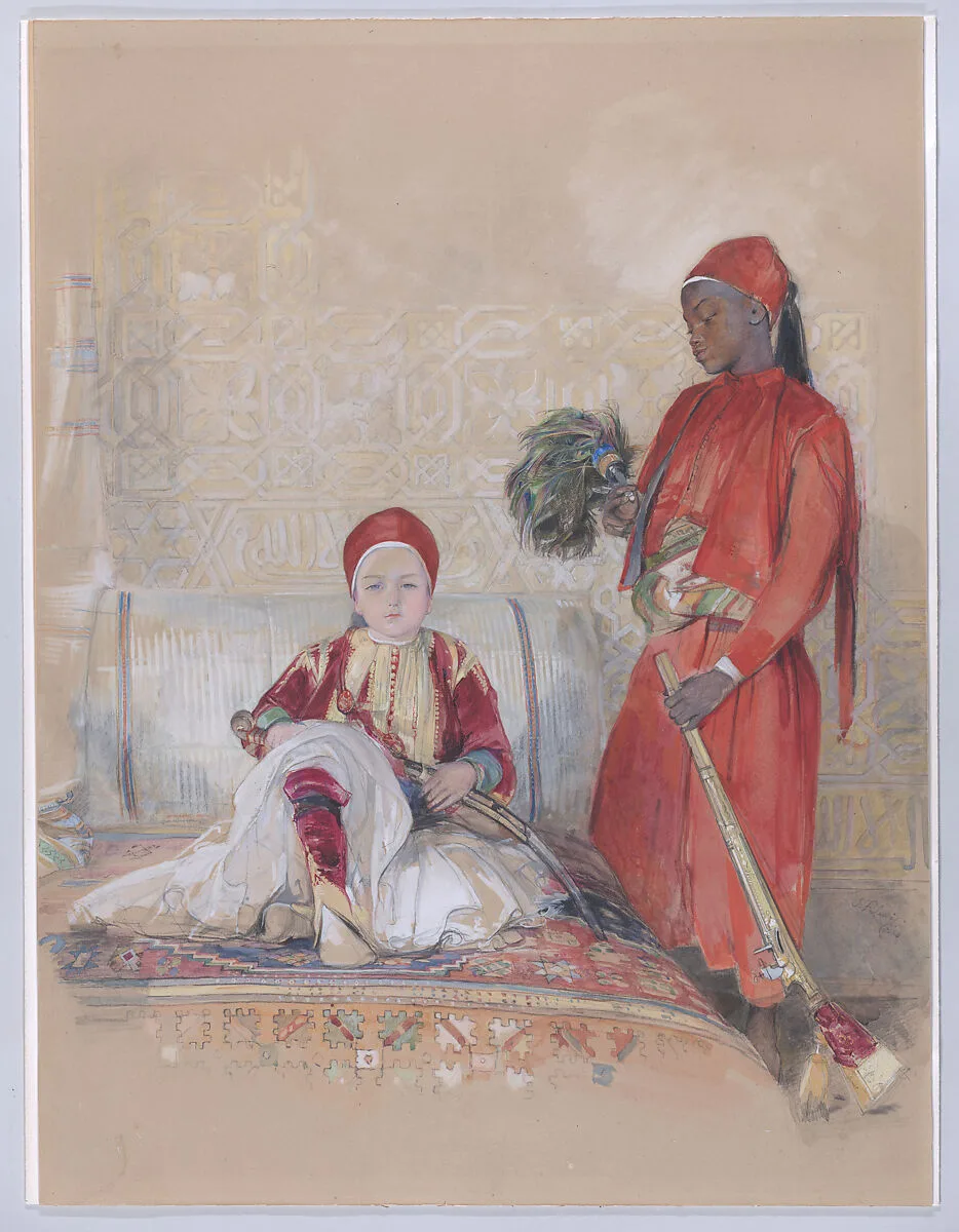 Iskander Bey and His Servant — John Frederick Lewis|Iskandar Bey (Mohamed el Mahdy)