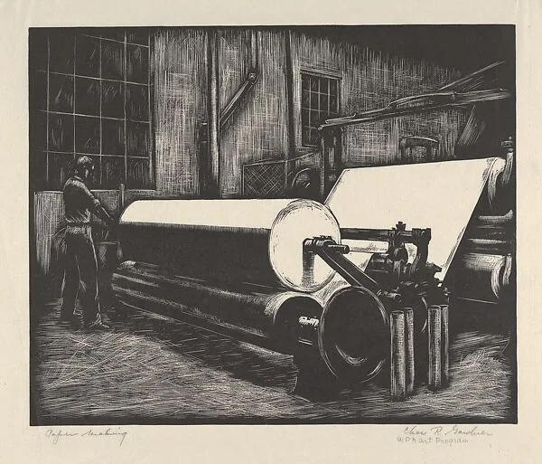 Paper Making — Charles Gardner|WPA