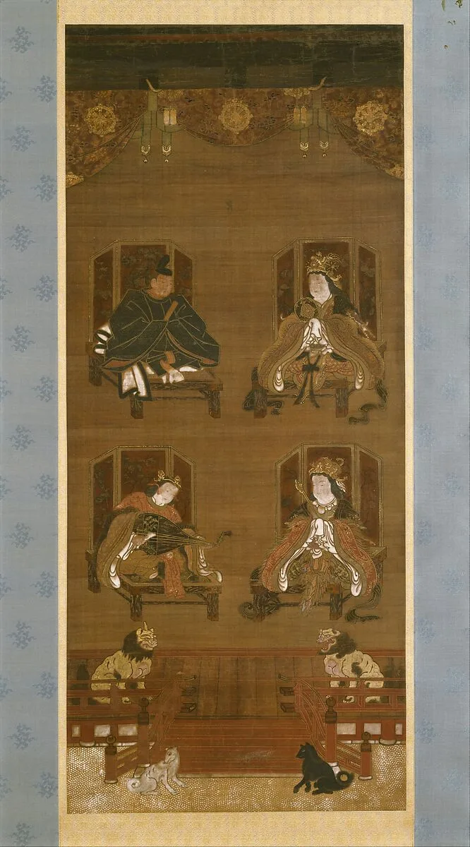 高野四所明神像|The Four Deities of Mount Kōya — Unknown