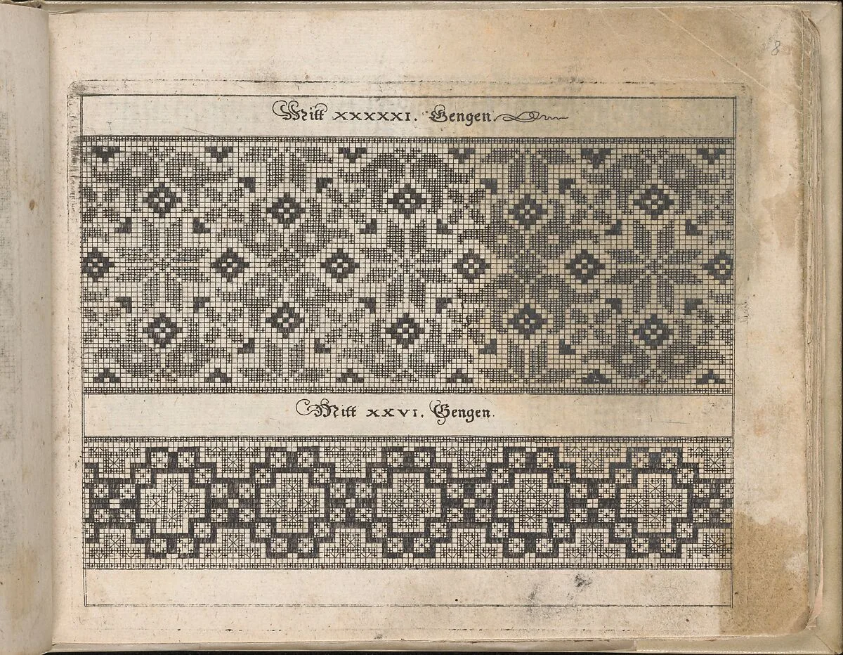 Schön Neues Modelbuch (Page 13 recto) — Johann Sibmacher|Balthasar Caymox