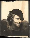 [Photobooth Portrait of Jane Evans Brewer]