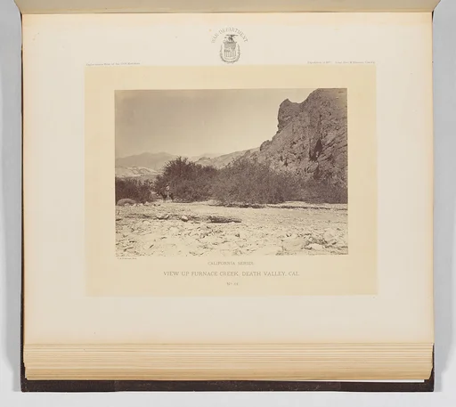 View Up Furnace Creek, Death Valley, California
