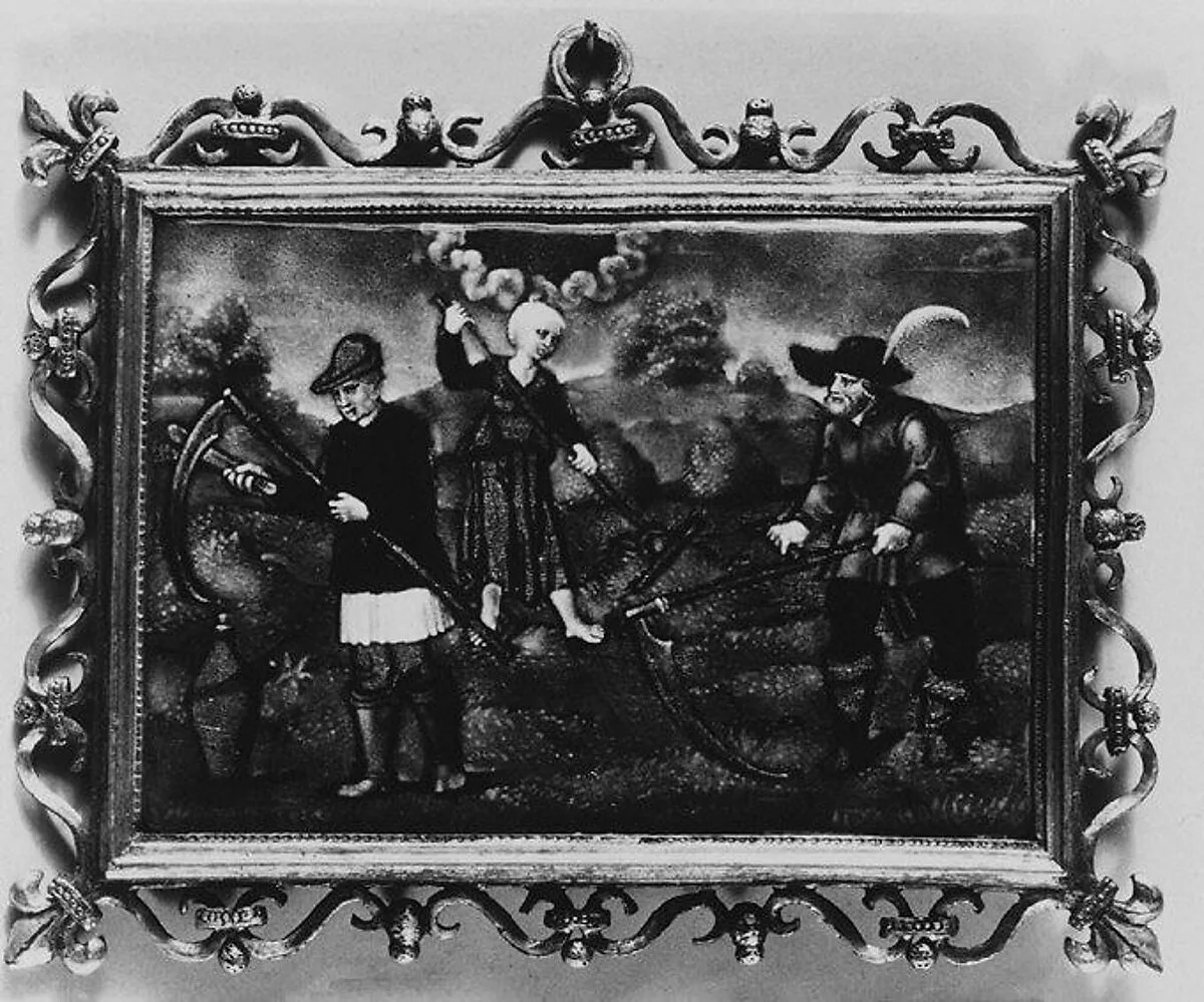 Labors of the Months: Haymaking (July) — Jean II Pénicaud