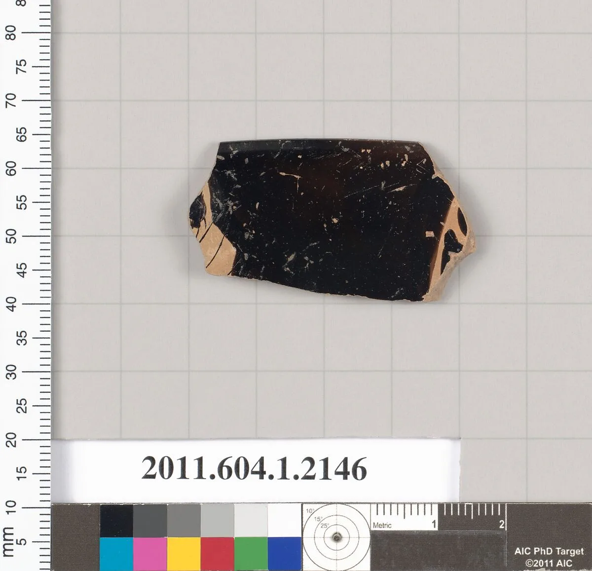 Terracotta rim fragment of a kylix (drinking cup) — Unknown