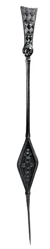 Ceremonial Staff: Head Finial (Kibango)