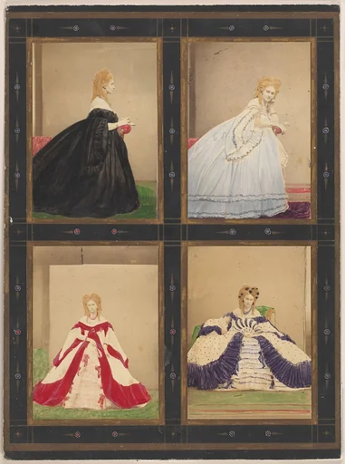 [Variations on the "Elvira" Dress]