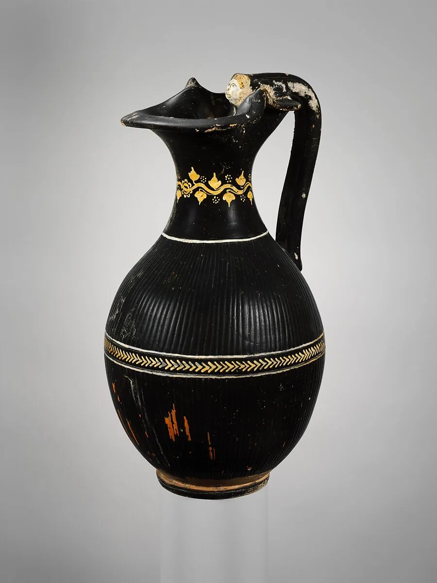 Terracotta oinochoe (jug) — Unknown