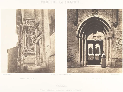 Profil du Portail; Entrée Du Cloitre, Arles, Eglise Metropolitaine de Saint-Trophime