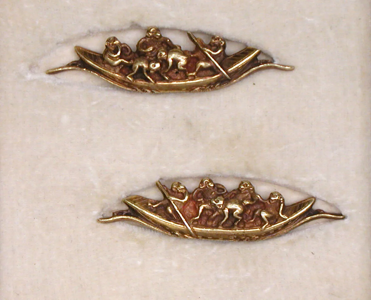 Pair of Sword-Grip Ornaments (Menuki) — Tsu Jumpo (Jimpo)