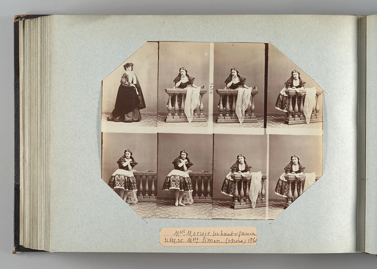 Mlle Mercier; Mlle Simon — André-Adolphe-Eugène Disdéri