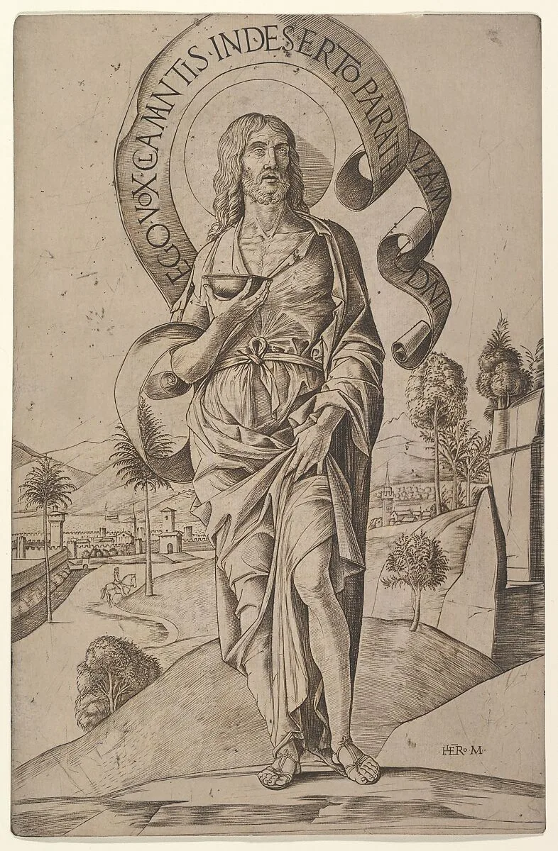 Saint John the Baptist — Girolamo Mocetto