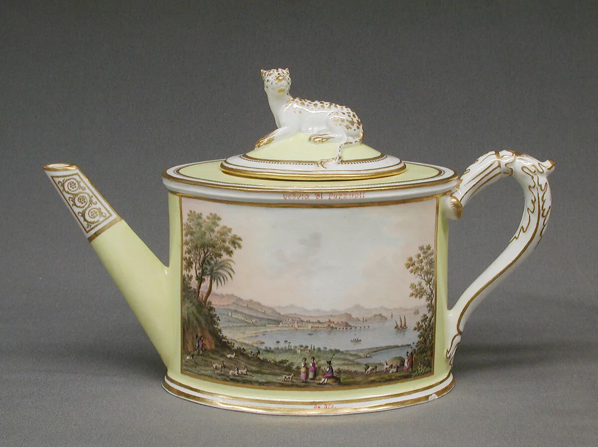 Teapot — Royal Porcelain Manufactory, Naples