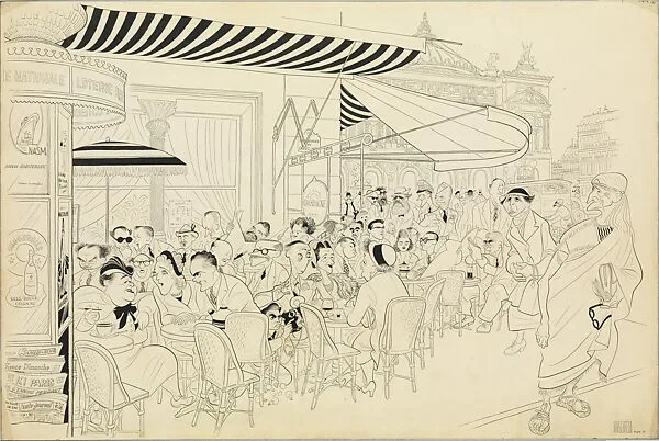 Americans in Paris — Al Hirschfeld