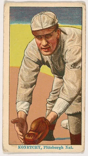Ed Konetchy, Pittsburgh, from Coupon Cigarettes Baseball Issue, 1914-1916