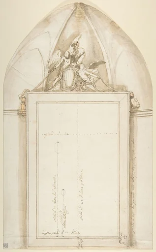 Frame for a Painting of Saint Christopher
